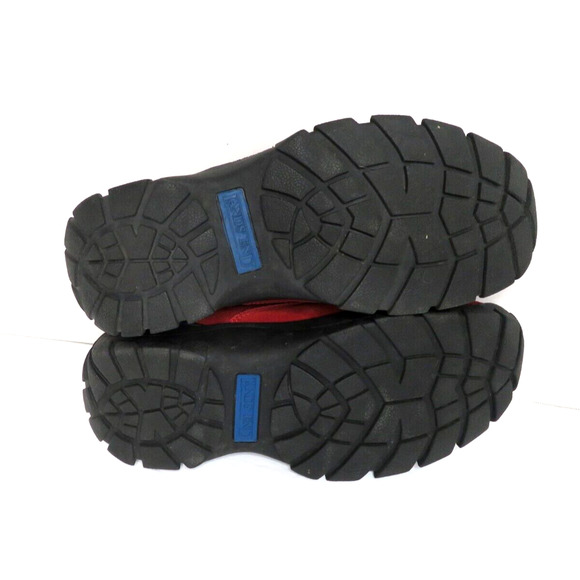 Lands End Men’s Shoes Red Suede Leather Casual Moc Elastic Slip Ons Size 9.5 - Picture 8 of 10